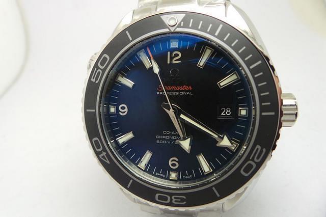 Replika Omega Planet Ocean Siyah Seramik