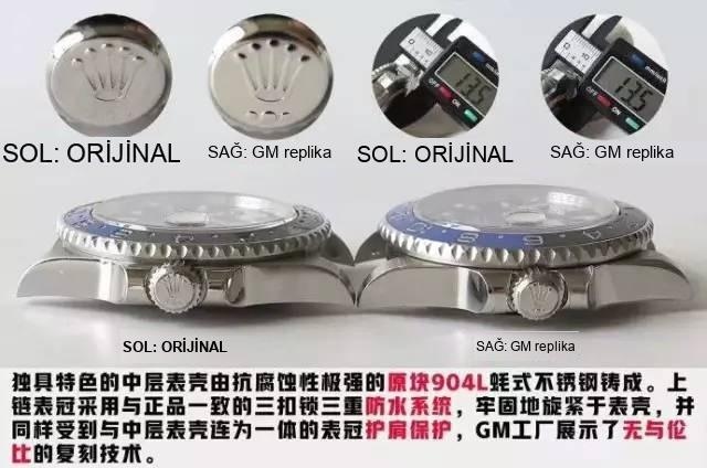 2019GM Factory Rolex GMT mavi-siyah bezel 904L Oyster çelik kol saati göz kamaştırıyor! — 15. fotoğraf