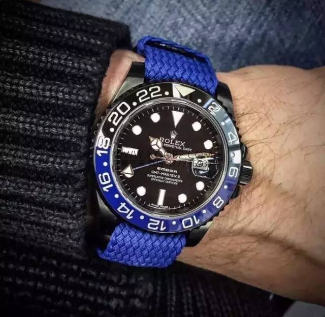 2019GM Factory Rolex GMT mavi-siyah bezel 904L Oyster çelik kol saati göz kamaştırıyor! — 22. fotoğraf