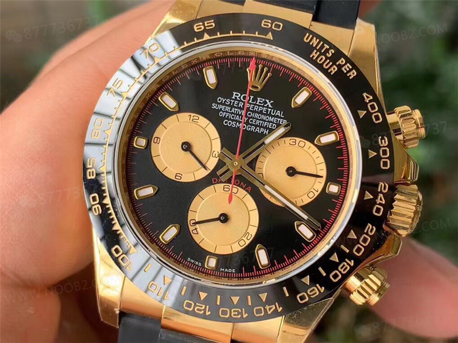 2020 yeni ürün N4130 altın Daytona kauçuk kayış model m116518ln-0047 — 4. fotoğraf