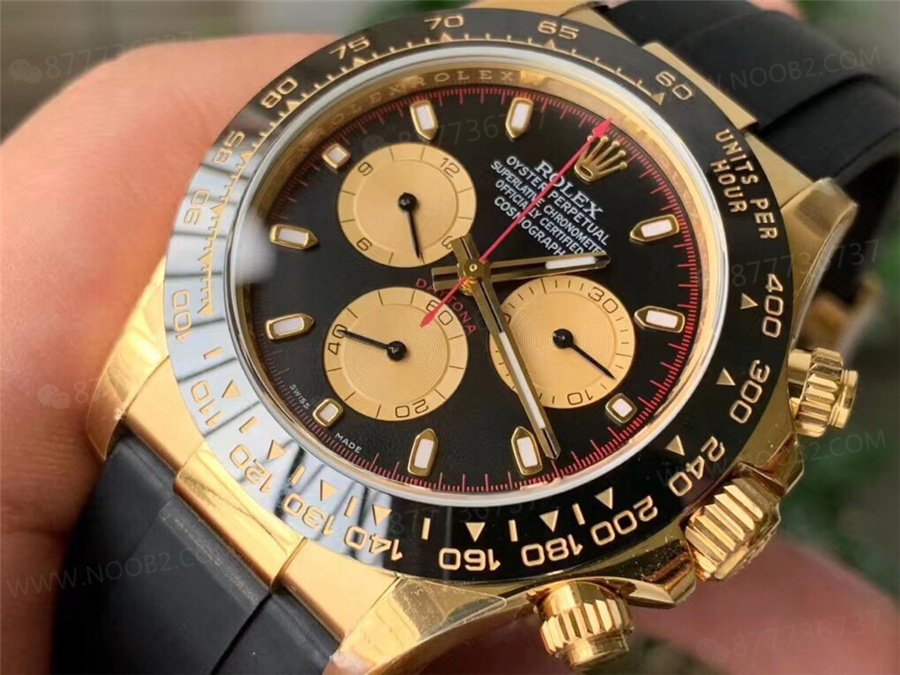 2020 yeni ürün N4130 altın Daytona kauçuk kayış model m116518ln-0047 — 6. fotoğraf