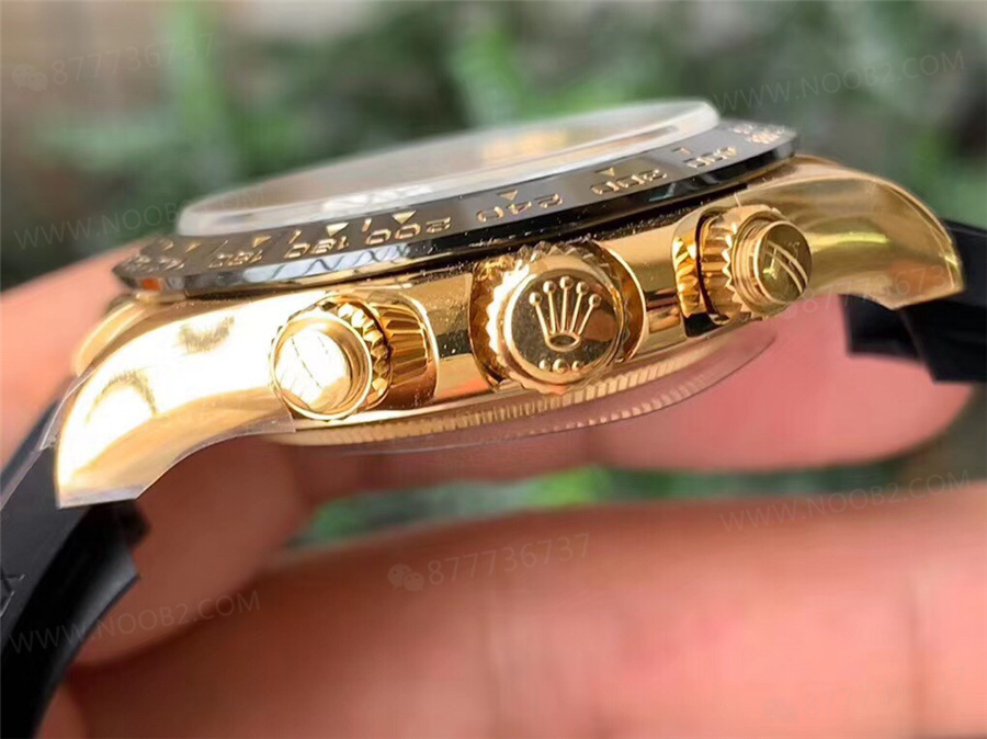 2020 yeni ürün N4130 altın Daytona kauçuk kayış model m116518ln-0047 — 8. fotoğraf