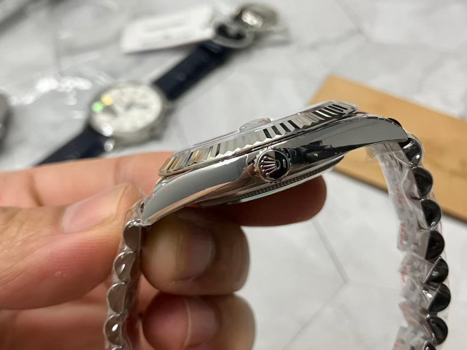 2026 yeni VS Factory Rolex degrade dumanlı yeşil 41 Datejust işçiliği nasıl? — 8. fotoğraf