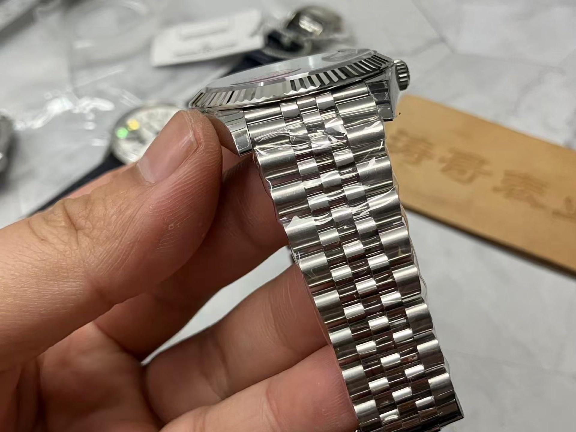 2026 yeni VS Factory Rolex degrade dumanlı yeşil 41 Datejust işçiliği nasıl? — 10. fotoğraf