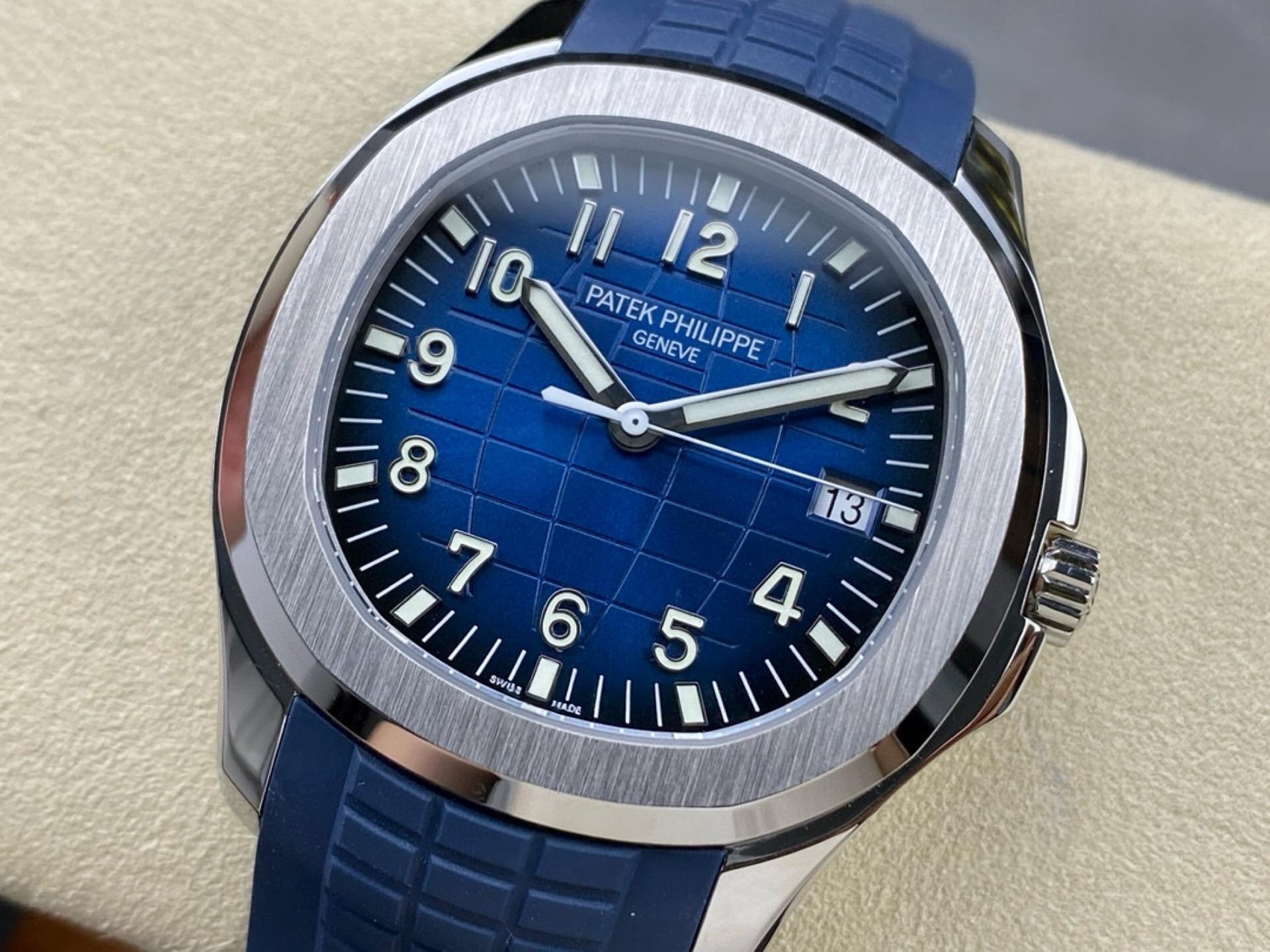 3K Factory Patek Philippe 5168 Mavi Aquanaut 330 Mekanizma — 4. fotoğraf