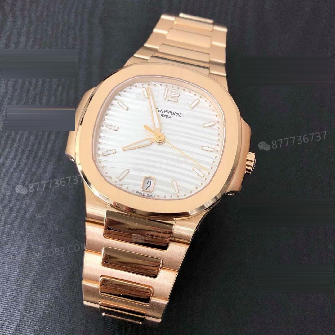 3K Factory Patek Philippe PP7118 kadın Nautilus modeli ilk bakışta replika belli oluyor mu? — 22. fotoğraf