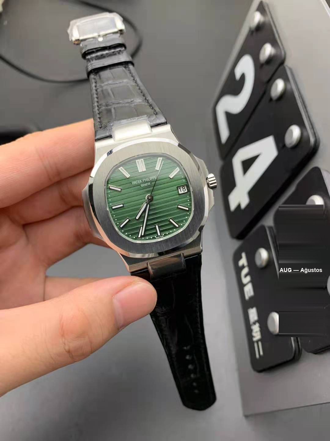 3KF Replika Patek Philippe Yeşil Nautilus