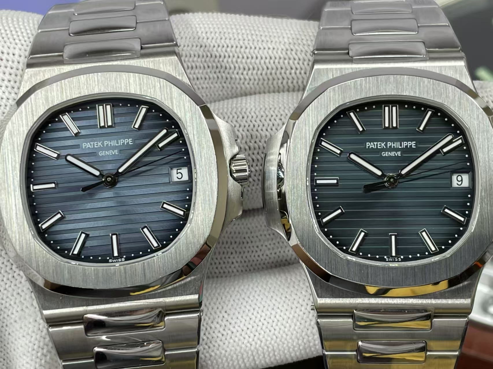 3K Nautilus 5711 Kadranını SW Kadran ve Akrep-Yelkovanla Değiştirme İşi — 6. fotoğraf
