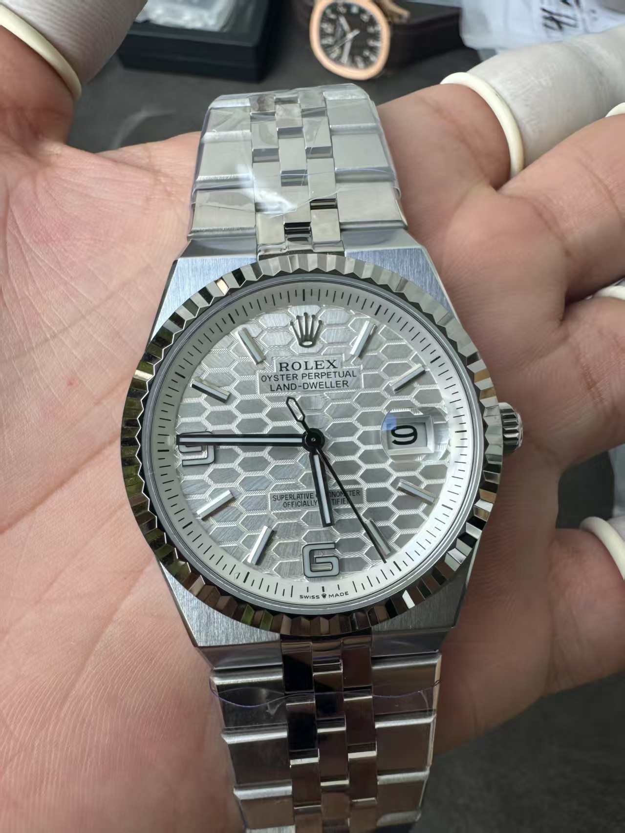 Rolex Land-Dweller Beyaz