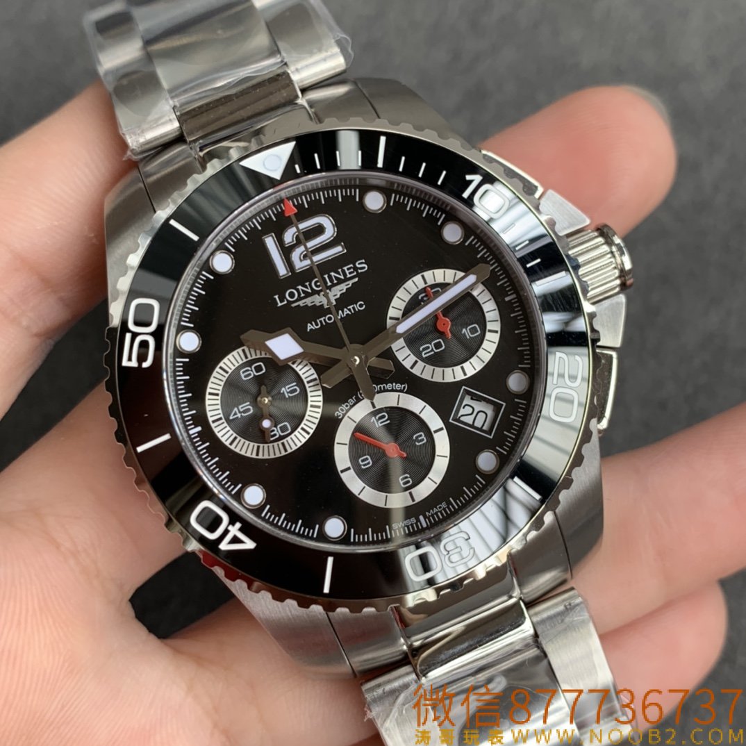 8F Factory Longines Conquest kronograf serisi saat replikası nasıl? Mekanizma gerçeğiyle aynı mı? — 3. fotoğraf