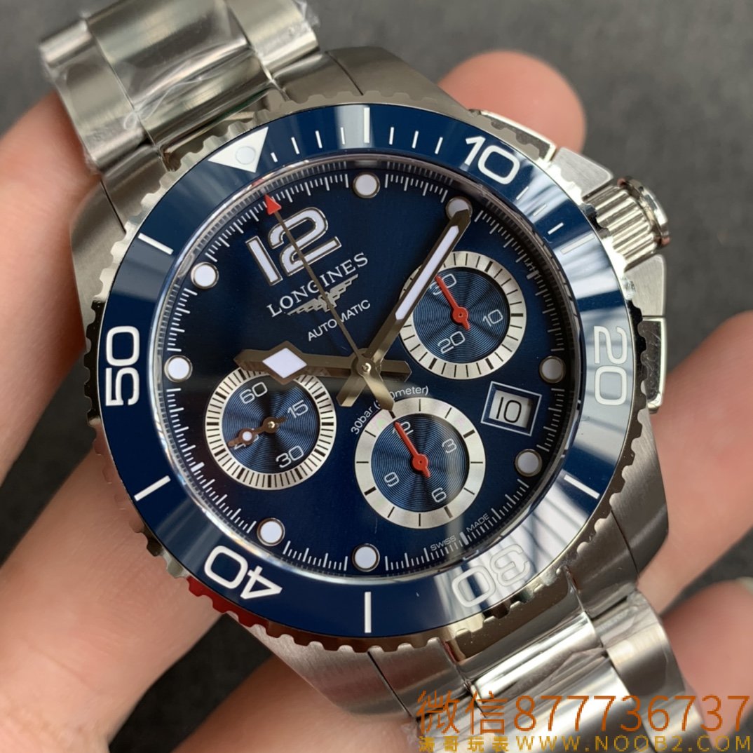 8F Factory Longines Conquest kronograf serisi saat replikası nasıl? Mekanizma gerçeğiyle aynı mı? — 4. fotoğraf