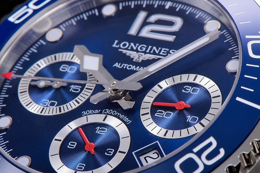 8F Factory Longines HydroConquest Kronograf Serisi 2020 Yeni Model İncelemesi - Mavi Kadran — 3. fotoğraf