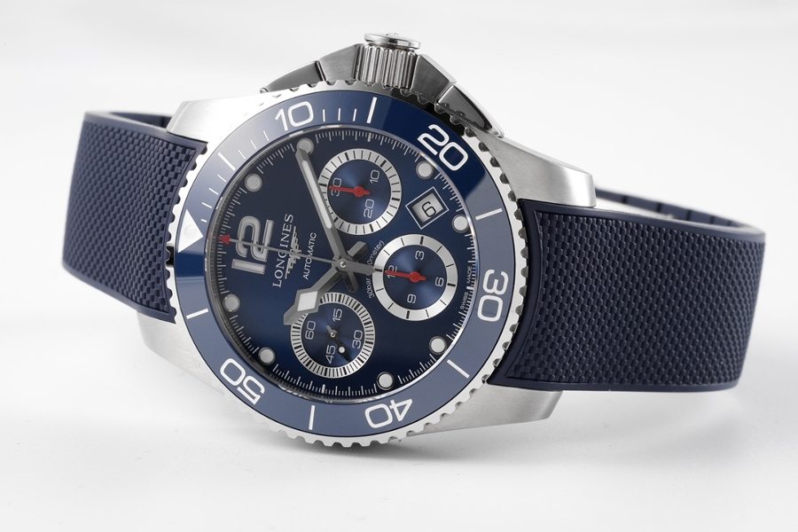 8F Factory Longines HydroConquest Kronograf Serisi 2020 Yeni Model İncelemesi - Mavi Kadran — 11. fotoğraf