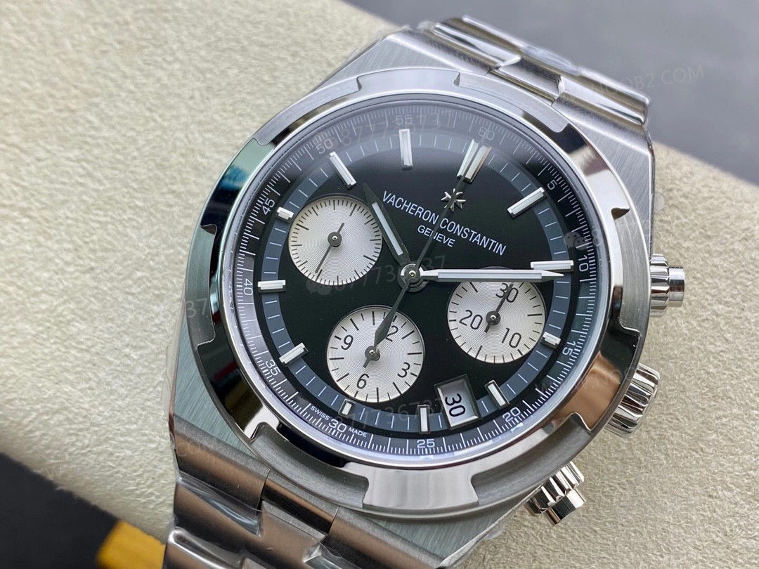 8F Factory Vacheron Constantin Overseas Chronograph 5500V replika saatin kalitesi nasıl? — 7. fotoğraf