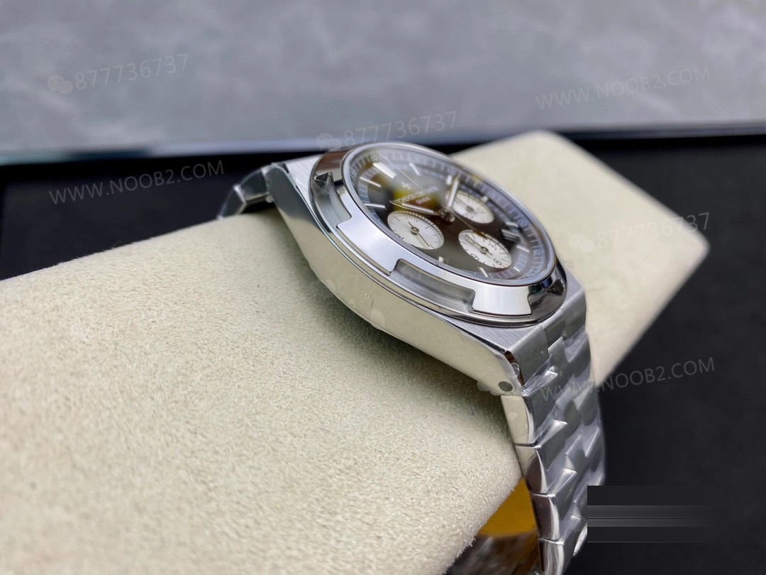 8F Factory Vacheron Constantin Overseas Chronograph 5500V replika saatin kalitesi nasıl? — 10. fotoğraf