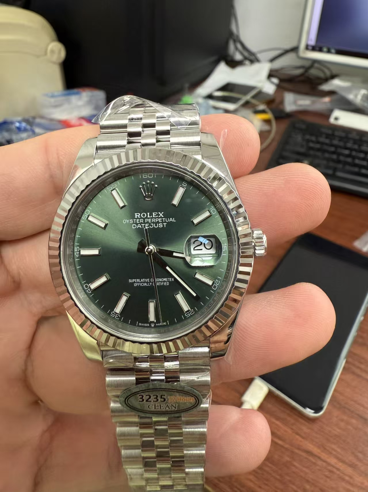Clean Yeşil Datejust