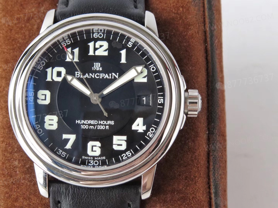 AC Factory Blancpain Léman 2100 Serisi Siyah Deri — 3. fotoğraf