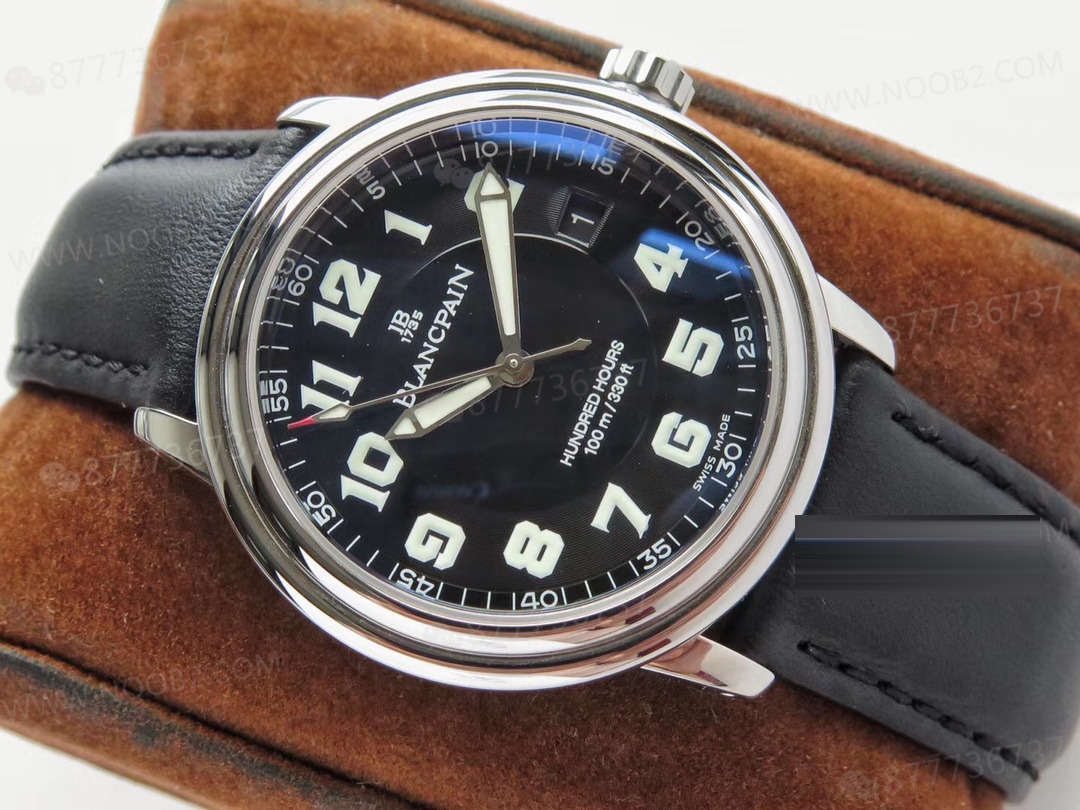 AC Factory Blancpain Léman 2100 Serisi Siyah Deri — 5. fotoğraf