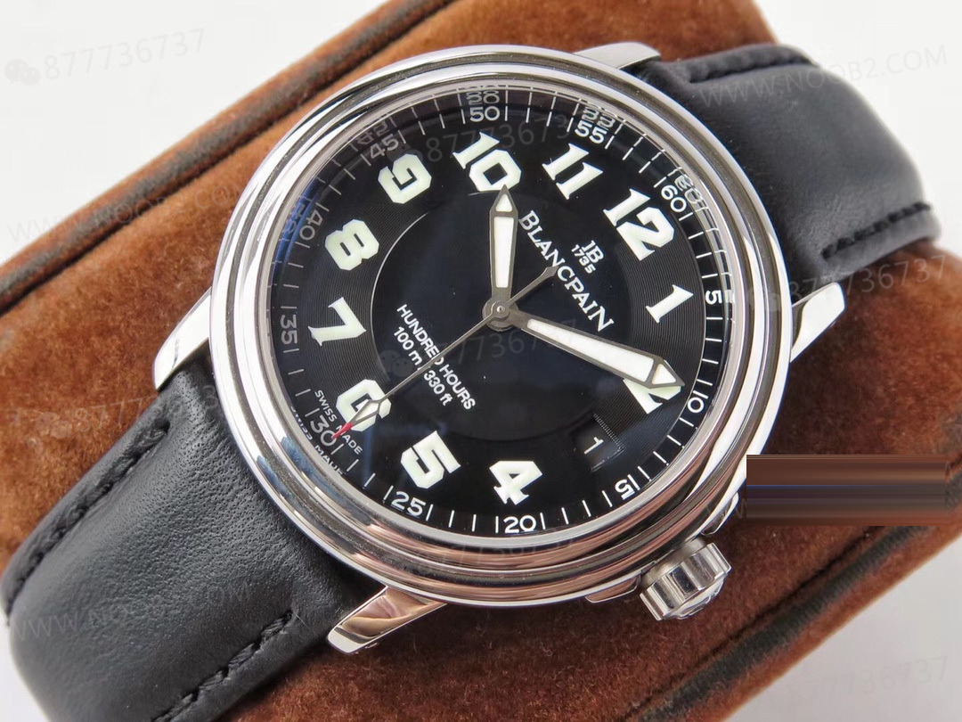 AC Factory Blancpain Léman 2100 Serisi Siyah Deri — 6. fotoğraf