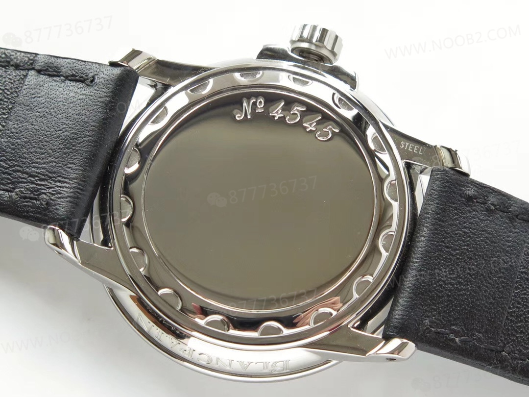 AC Factory Blancpain Léman 2100 Serisi Siyah Deri — 7. fotoğraf