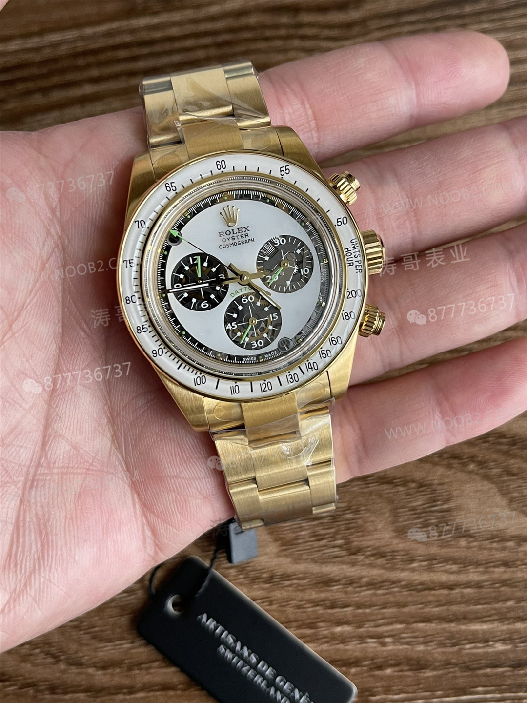 ADG Rolex Daytona Modifiye İskelet Kadran 4130 Mekanizma Ultra Güçlü Lume Bezel — 8. fotoğraf