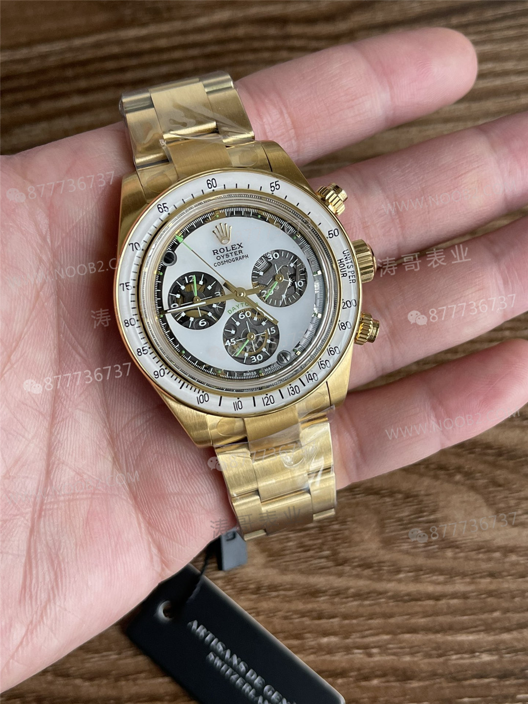 ADG Rolex Daytona Modifiye İskelet Kadran 4130 Mekanizma Ultra Güçlü Lume Bezel — 9. fotoğraf