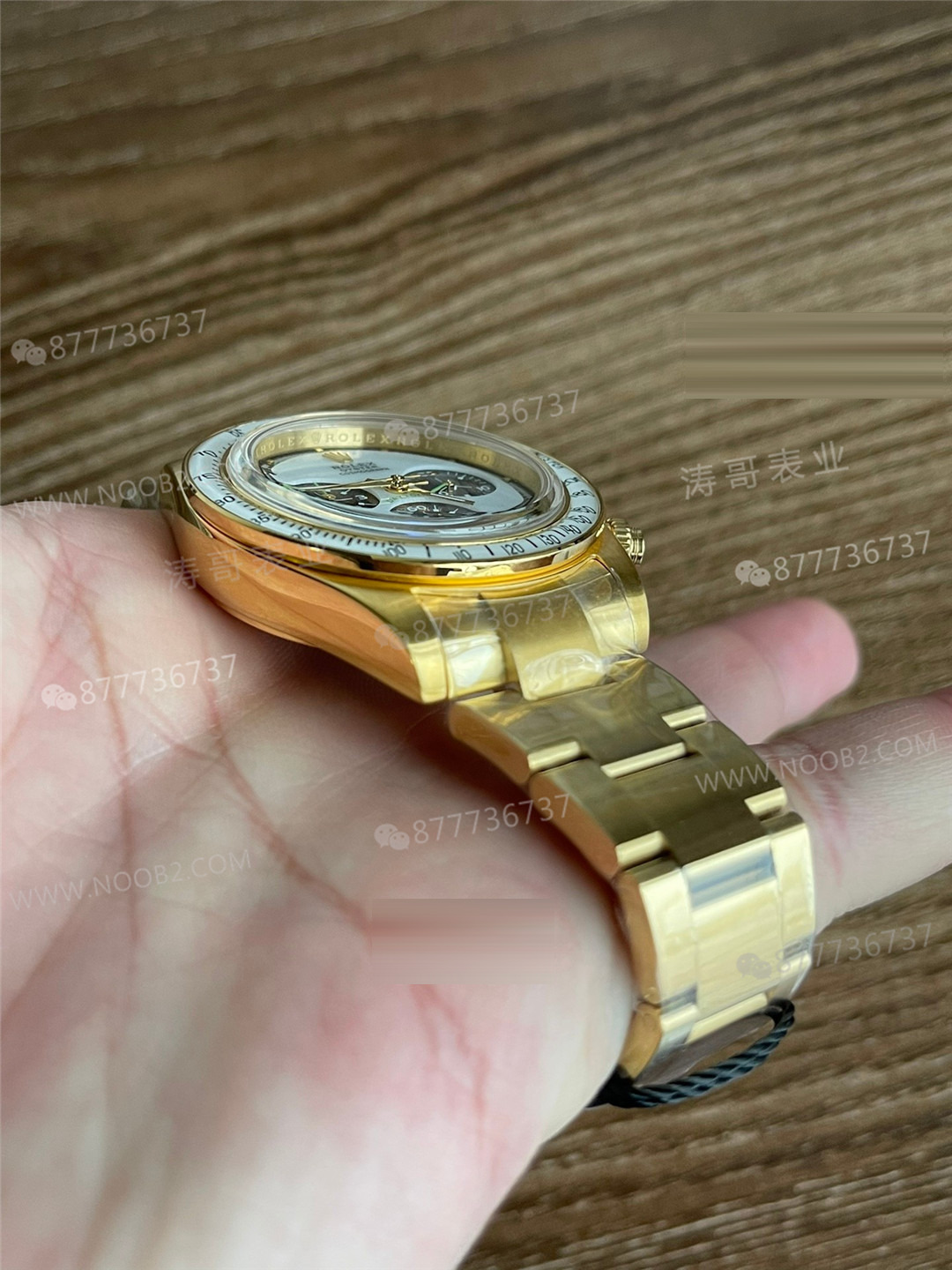 ADG Rolex Daytona Modifiye İskelet Kadran 4130 Mekanizma Ultra Güçlü Lume Bezel — 12. fotoğraf