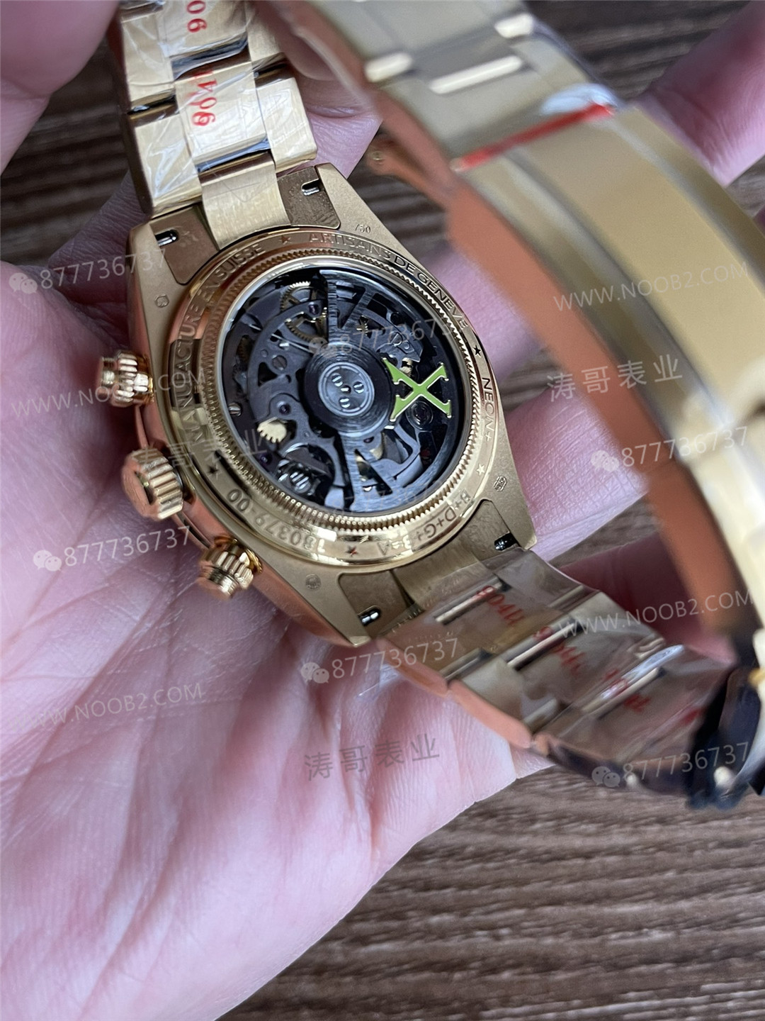ADG Rolex Daytona Modifiye İskelet Kadran 4130 Mekanizma Ultra Güçlü Lume Bezel — 14. fotoğraf