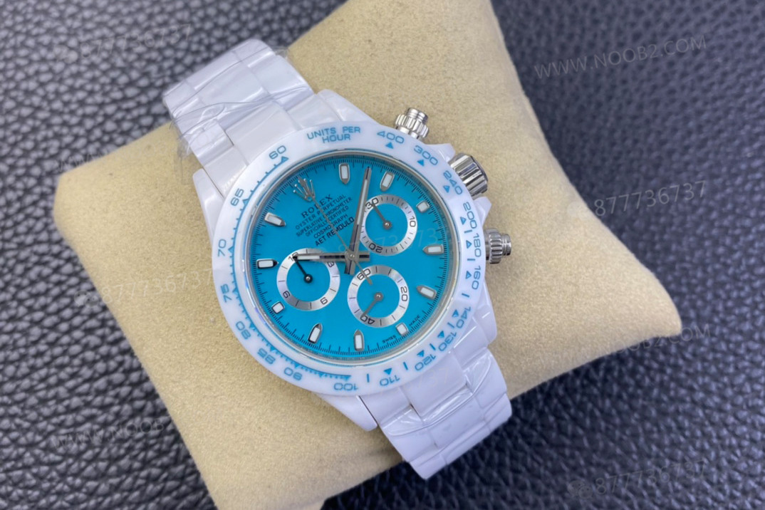 AET modifiye Rolex N Factory 4130 Daytona Abu Dhabi mavi-beyaz seramiğin işçiliği nasıl? — 2. fotoğraf