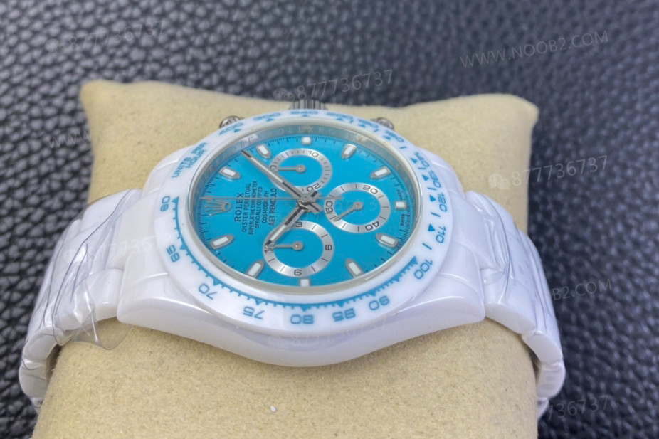 AET modifiye Rolex N Factory 4130 Daytona Abu Dhabi mavi-beyaz seramiğin işçiliği nasıl? — 6. fotoğraf