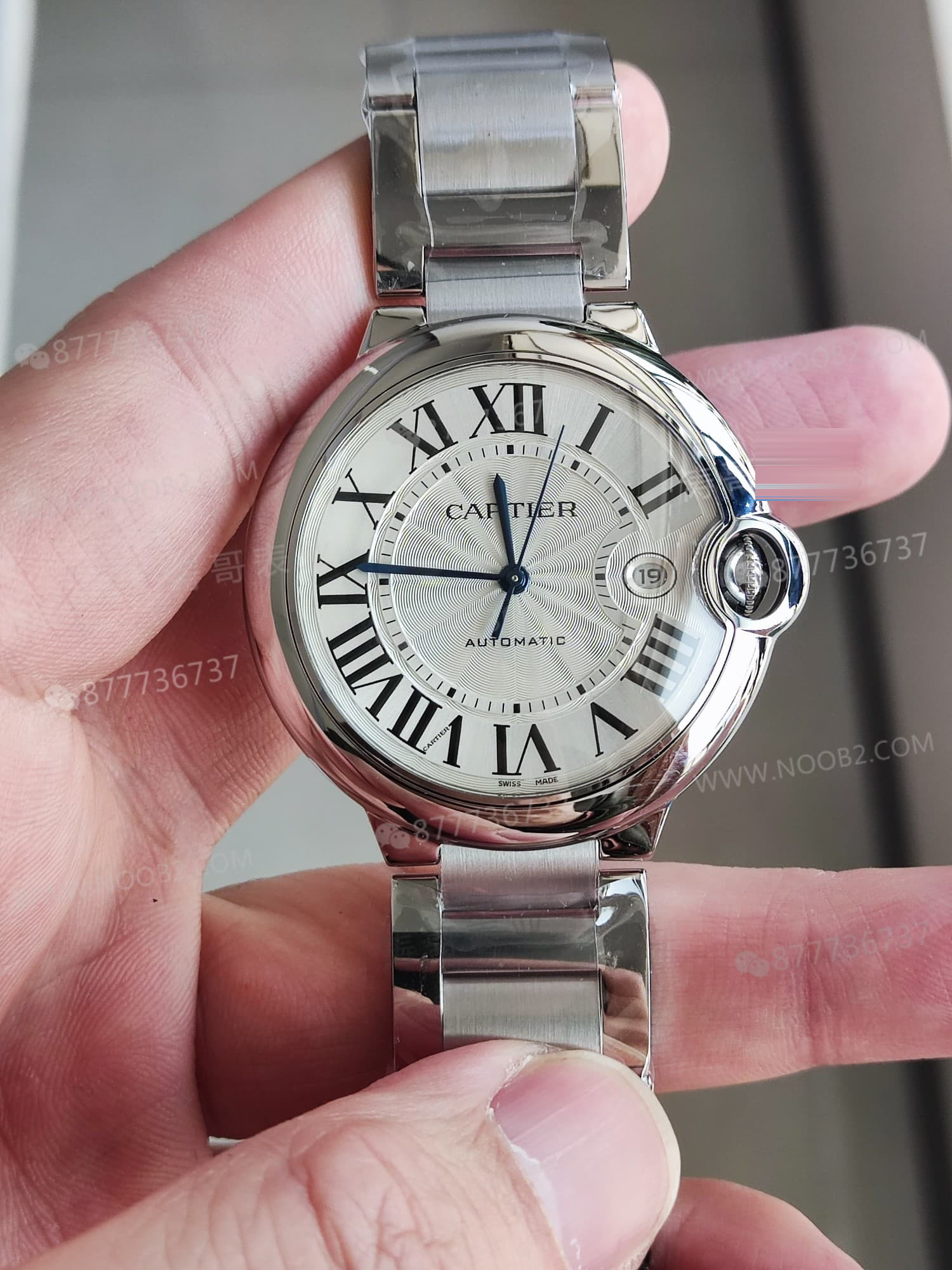 AF Factory Cartier Ballon Bleu 42 mm erkek modelinde dikkat edilmesi gereken birkaç detay — 2. fotoğraf