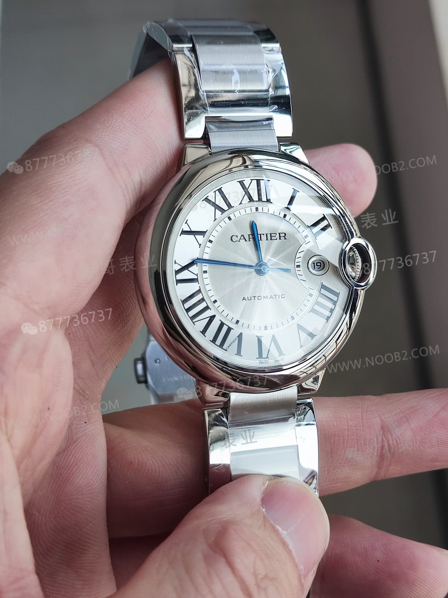 AF Factory Cartier Ballon Bleu 42 mm erkek modelinde dikkat edilmesi gereken birkaç detay — 3. fotoğraf