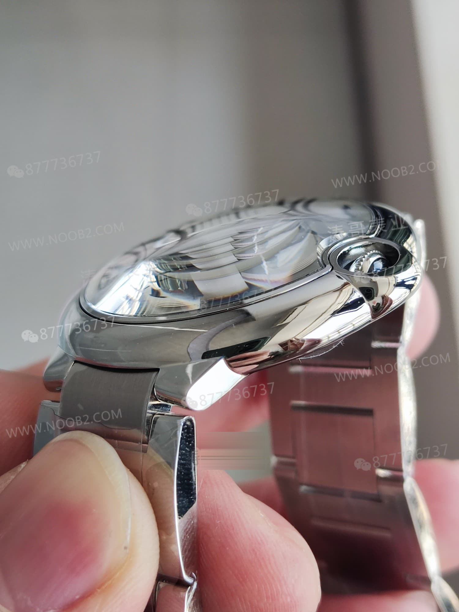 AF Factory Cartier Ballon Bleu 42 mm erkek modelinde dikkat edilmesi gereken birkaç detay — 7. fotoğraf