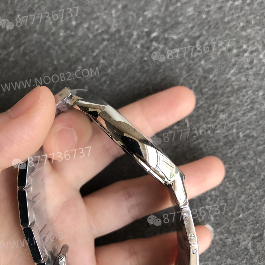 AF Factory Cartier London RONDE erkek 42 mm serisi, beyaz kadran çelik bilezik — 6. fotoğraf