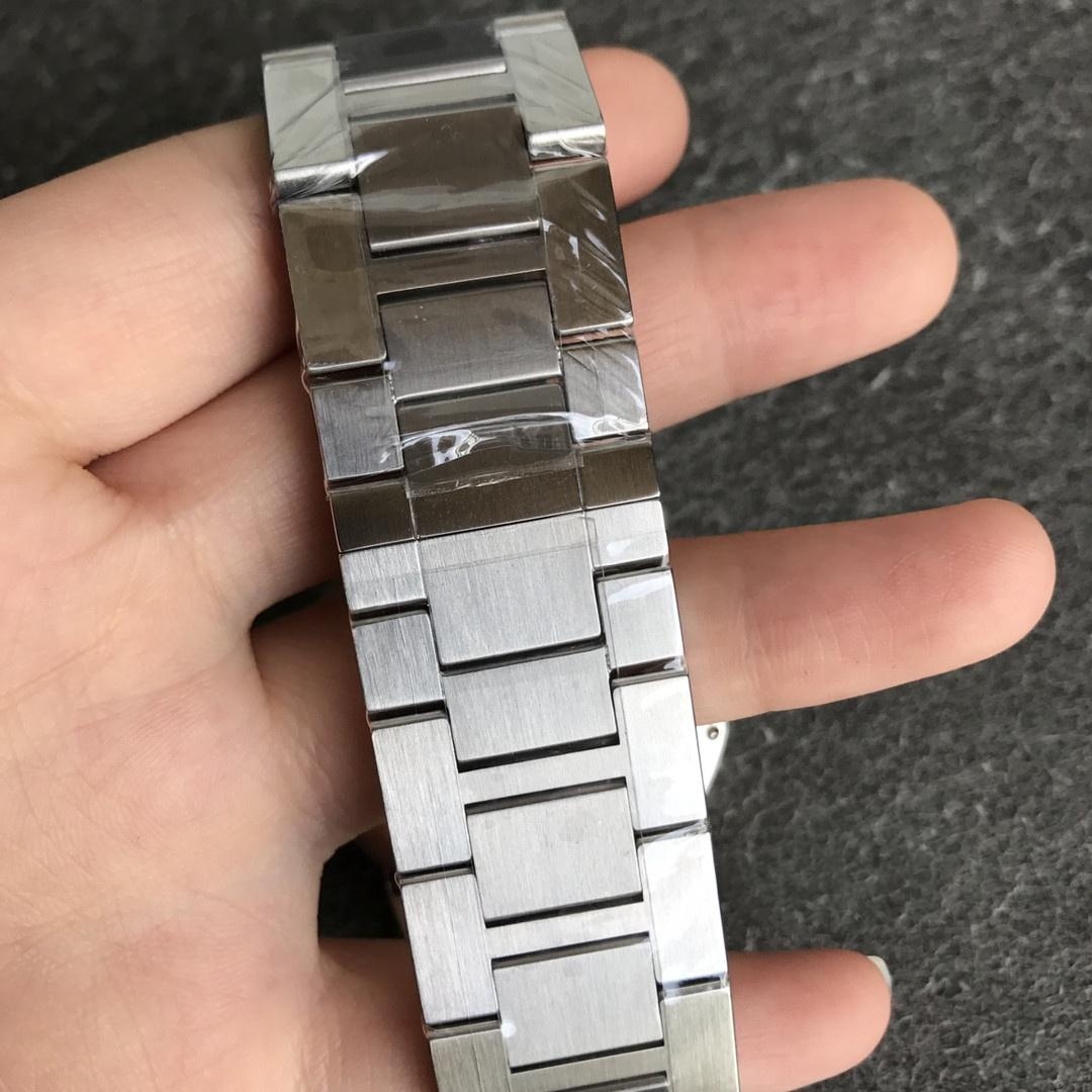 AF Factory Cartier Londra RONDE erkek 42 mm serisi mavi kadranlı çelik bilezik — 10. fotoğraf