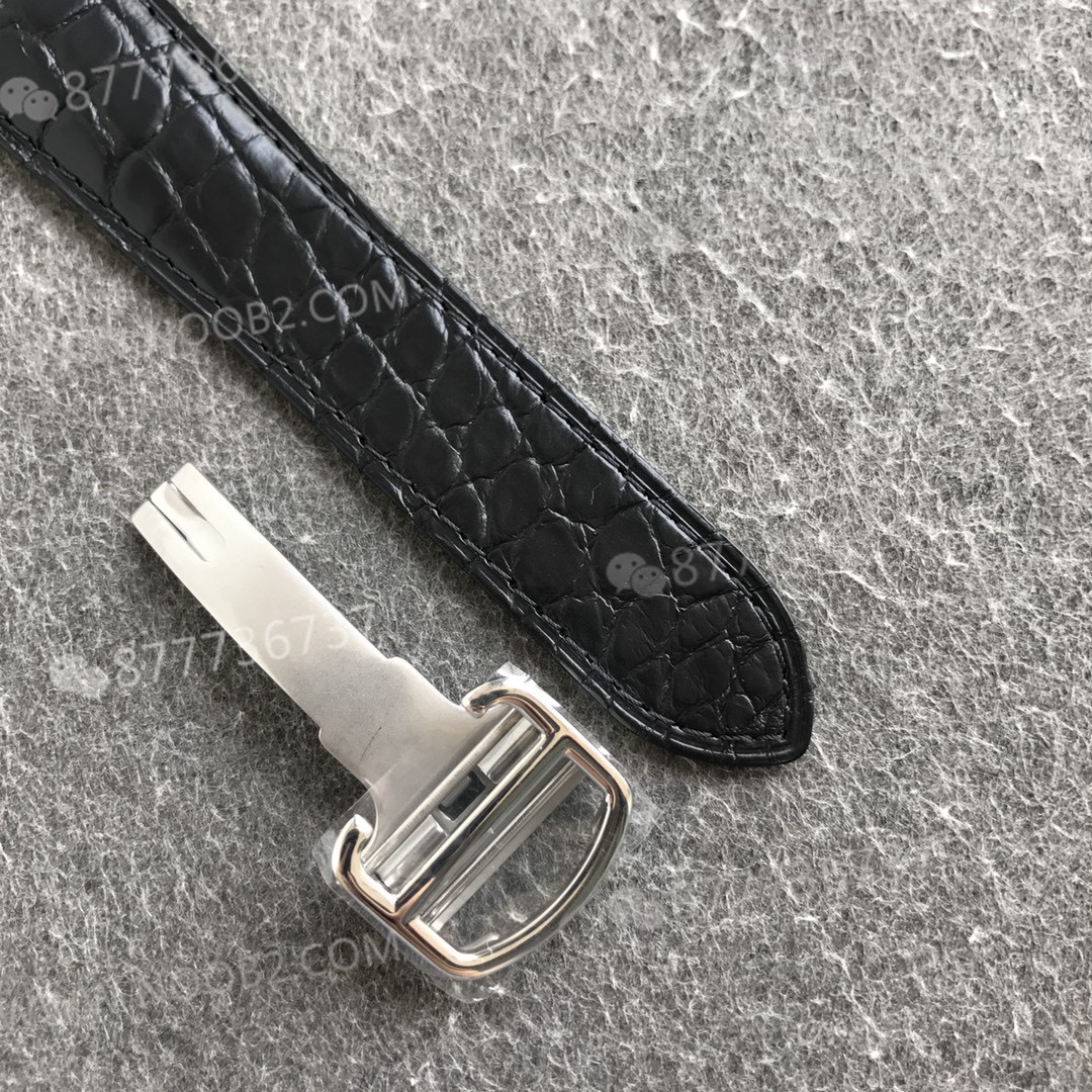 AF Factory Cartier Londra RONDE erkek 42 mm serisi timsah derisi — 9. fotoğraf