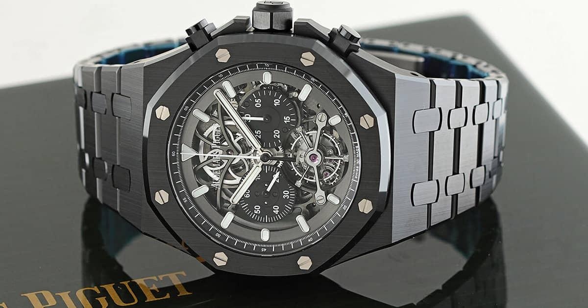 AP Royal Oak Tourbillon Kronograf Openworked Kadran