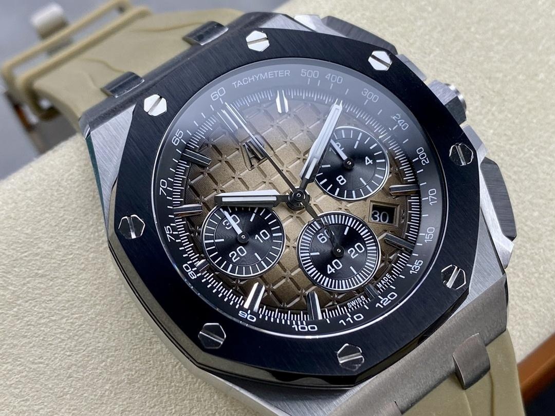 APF Factory Audemars Piguet 26420 ve 4401 kronograf mekanizması — işçilik nasıl? Hareketli baklalar? Gerçek fonksiyonlar? — 10. fotoğraf