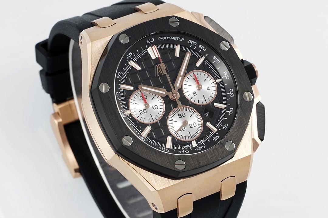APF Factory Audemars Piguet 26420 ve 4401 kronograf mekanizması — işçilik nasıl? Hareketli baklalar? Gerçek fonksiyonlar? — 13. fotoğraf