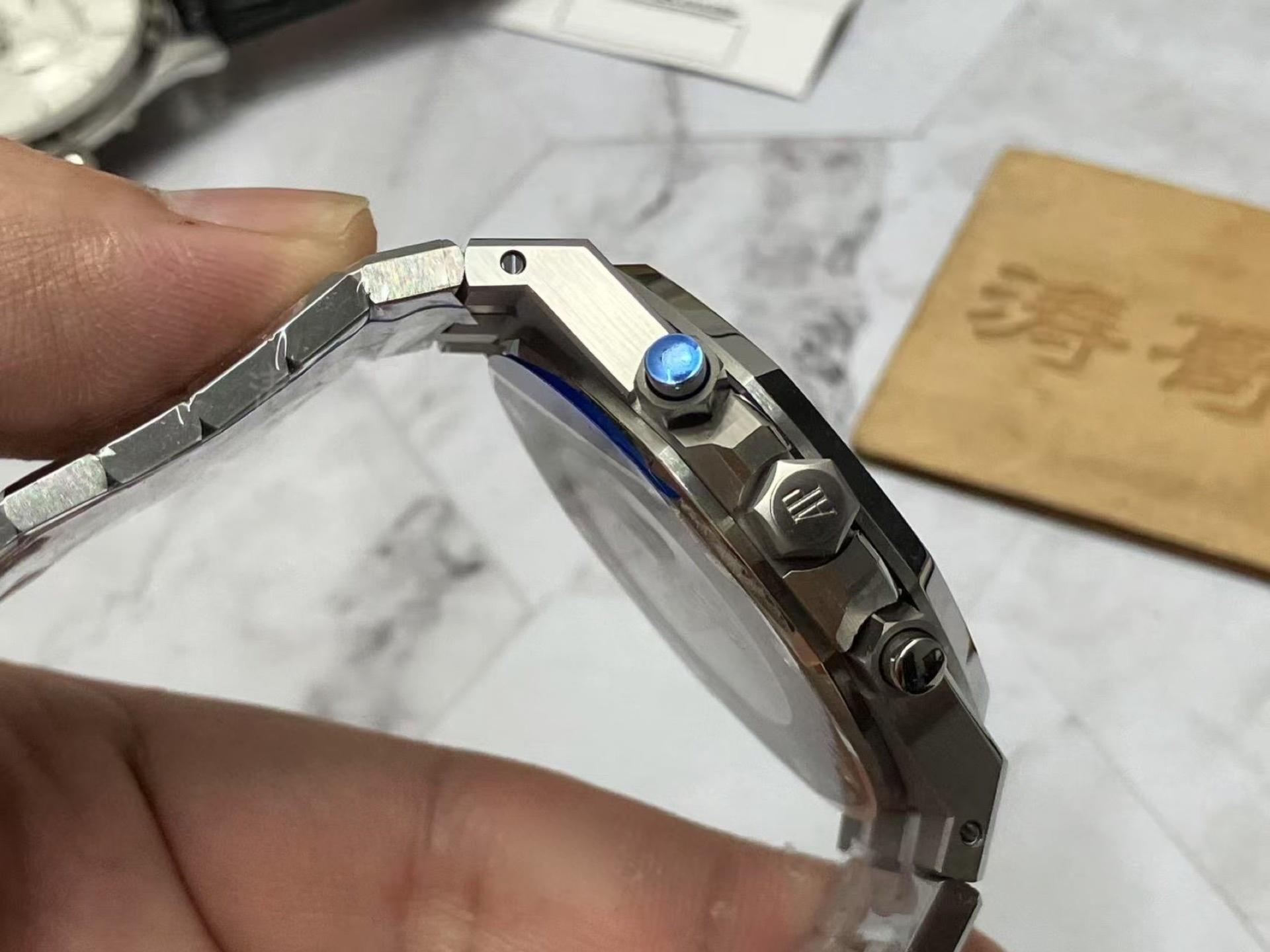 APS Factory Audemars Piguet 26331 mavi kadran, Dandong 4801 tek parça mekanizmayla geliyor: arıza oranı yüksek mi? — 8. fotoğraf