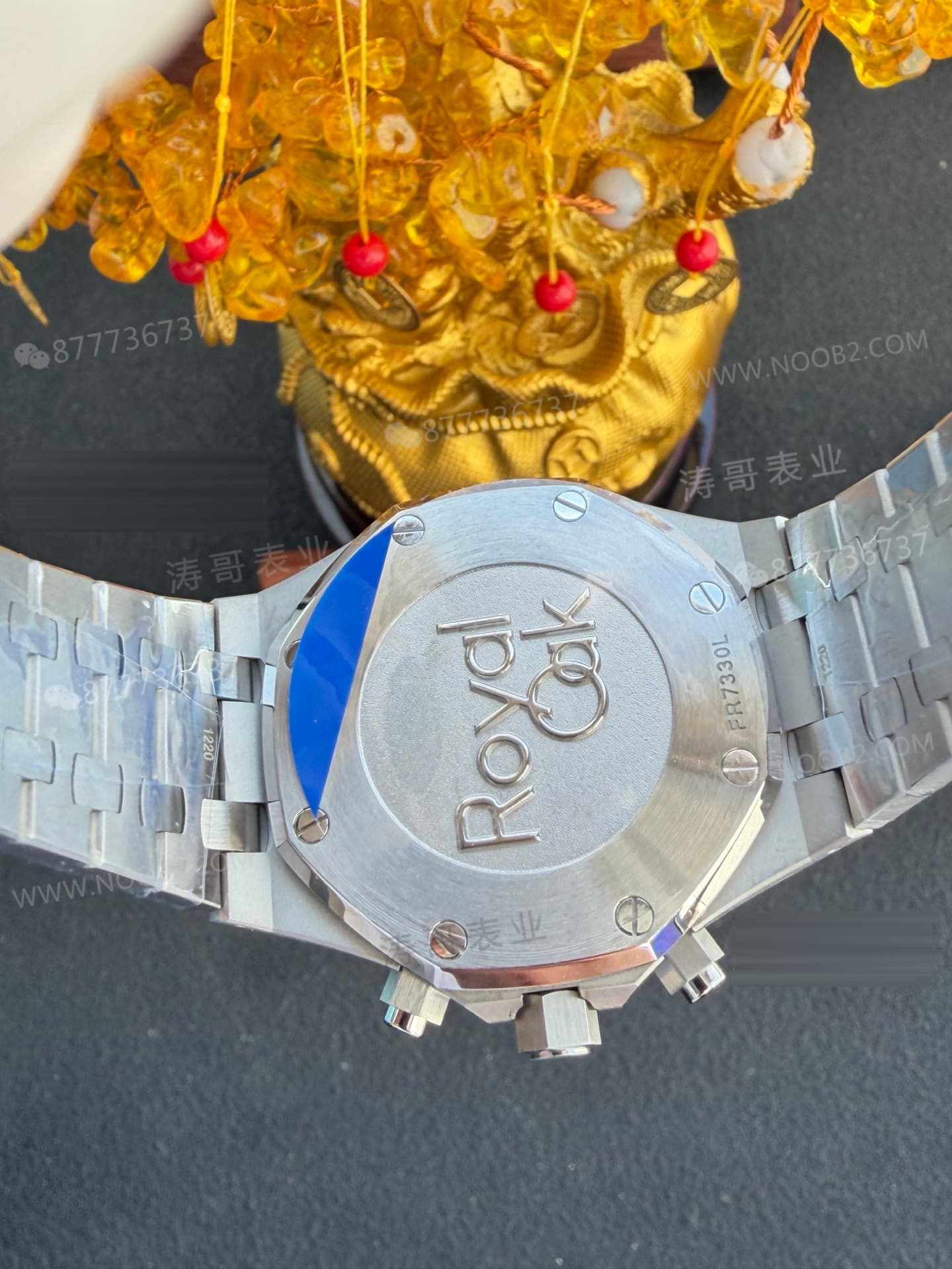 APS Factory Audemars Piguet 26715 küçük çaplı kronograf saat 38 mm — detay işçiliği nasıl? — 8. fotoğraf