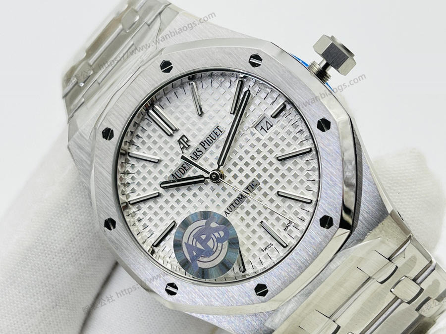 APS Factory Audemars Piguet entegre 3120, en güçlü "çelik kral" 15400 (beyaz kadran) saat incelemesi — 4. fotoğraf