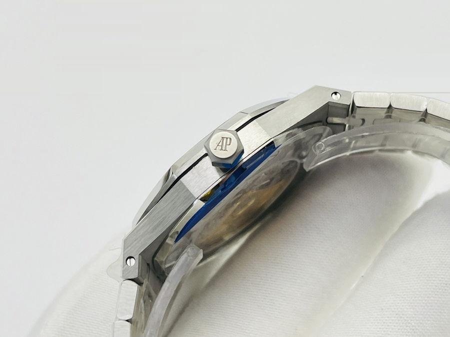 APS Factory Audemars Piguet entegre 3120, en güçlü "çelik kral" 15400 (beyaz kadran) saat incelemesi — 6. fotoğraf