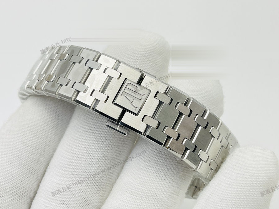 APS Factory Audemars Piguet entegre 3120, en güçlü "çelik kral" 15400 (beyaz kadran) saat incelemesi — 8. fotoğraf