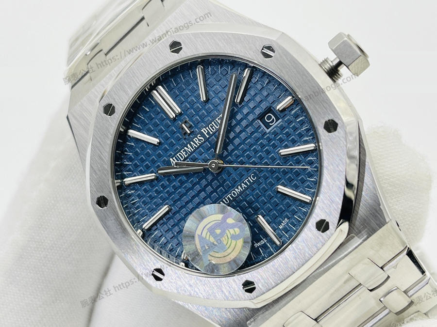 APS Factory Audemars Piguet entegre 3120, en güçlü "çelik kral" 15400 (mavi kadran) saat incelemesi — 3. fotoğraf