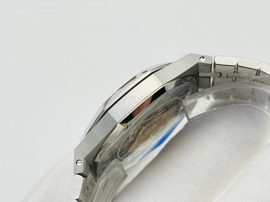 APS Factory Audemars Piguet entegre 3120, en güçlü "çelik kral" 15400 (mavi kadran) saat incelemesi — 6. fotoğraf