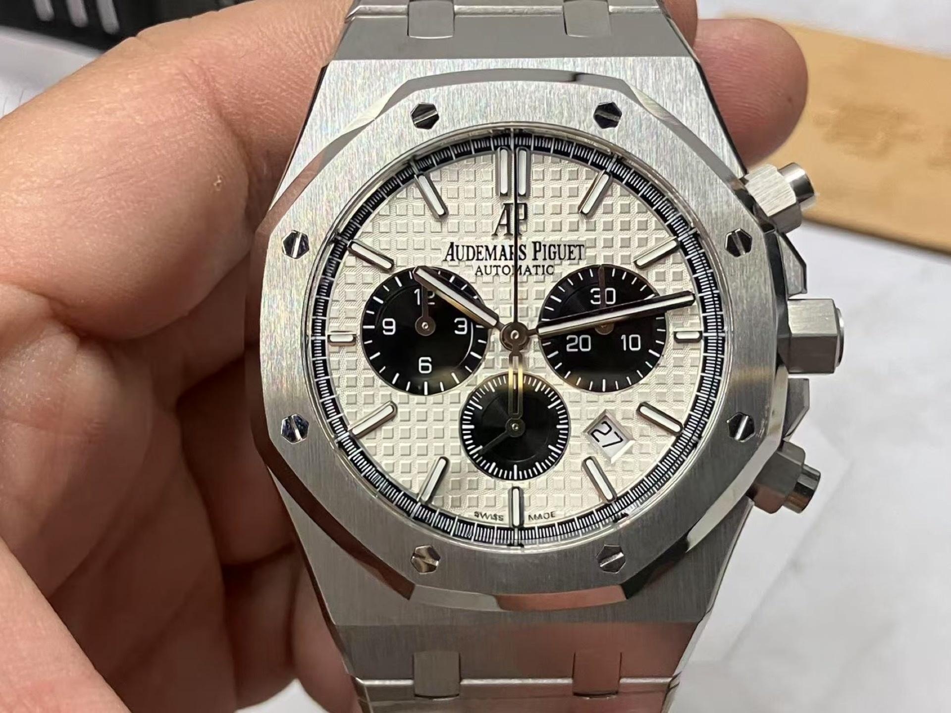APS Factory Audemars Piguet Royal Oak 26331 beyaz panda entegre kronograf mekanizması almaya değer mi? — 8. fotoğraf