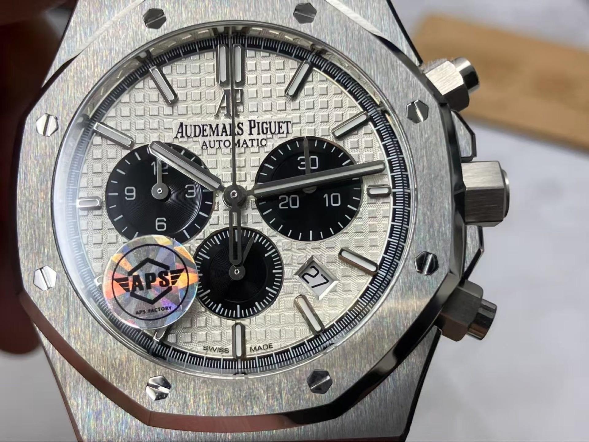 APS Factory Audemars Piguet Royal Oak 26331 beyaz panda entegre kronograf mekanizması almaya değer mi? — 9. fotoğraf