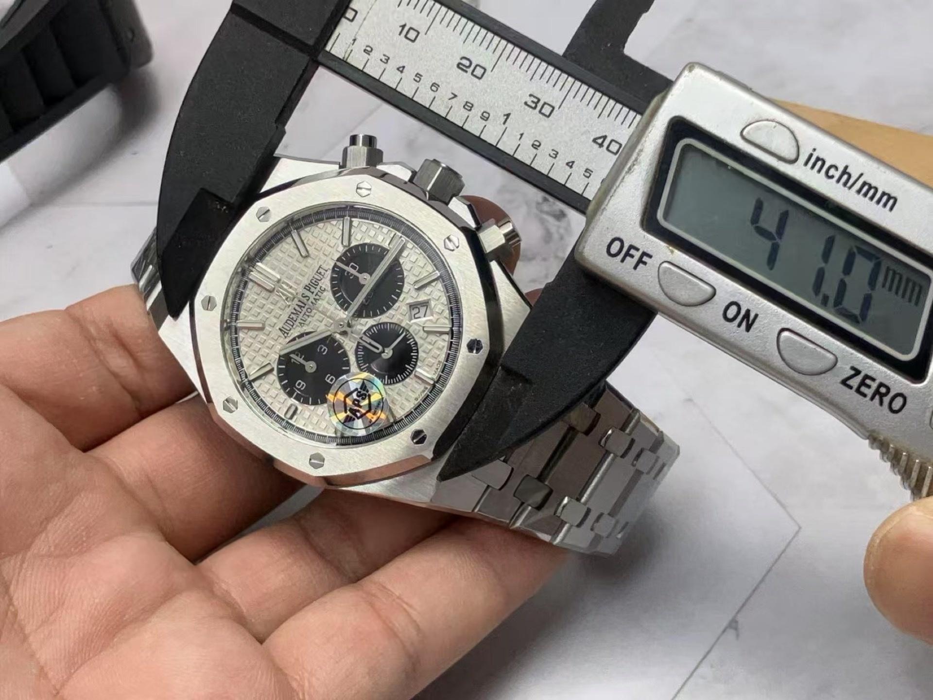 APS Factory Audemars Piguet Royal Oak 26331 beyaz panda entegre kronograf mekanizması almaya değer mi? — 13. fotoğraf