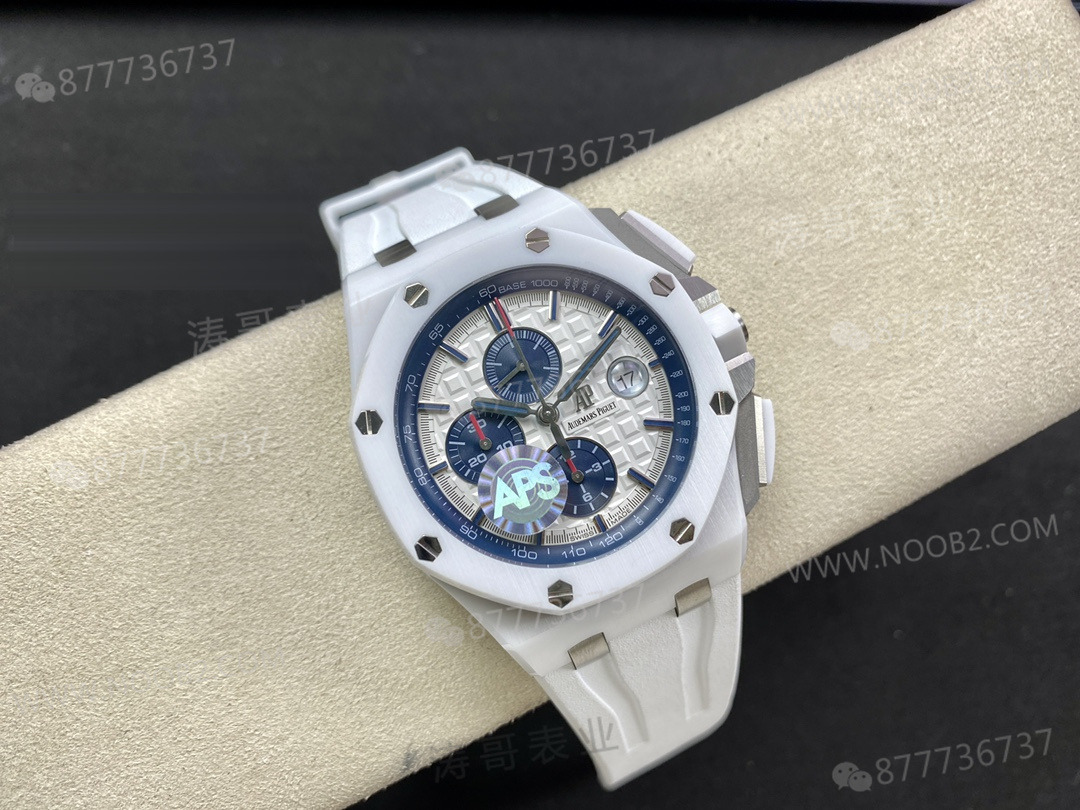 APS Factory Audemars Piguet Royal Oak 26400 beyaz seramik: JF ile karşılaştırıldığında nerede daha iyi? — 4. fotoğraf